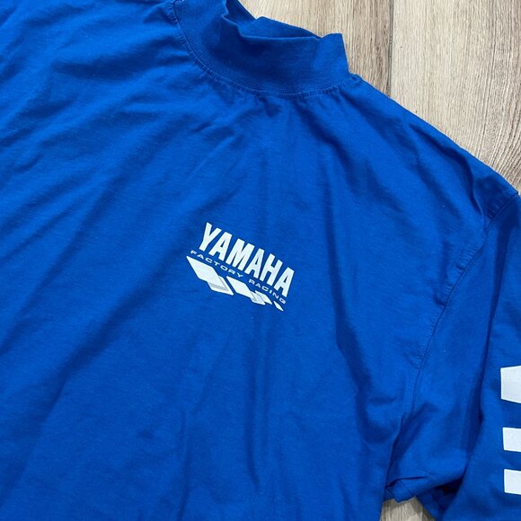 Vintage 1998 YAMAHA Racing Powertour Long-Sleeve Shirt sz LARGE L - Picture 2 of 7